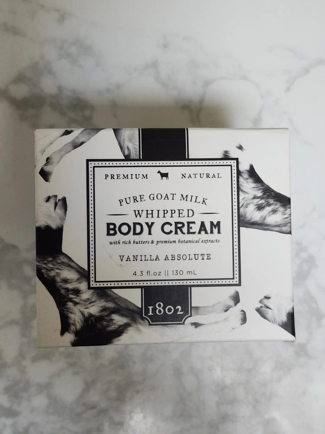 1802 Pure Goat Milk Whipped Body Cream - Vanilla Absolute