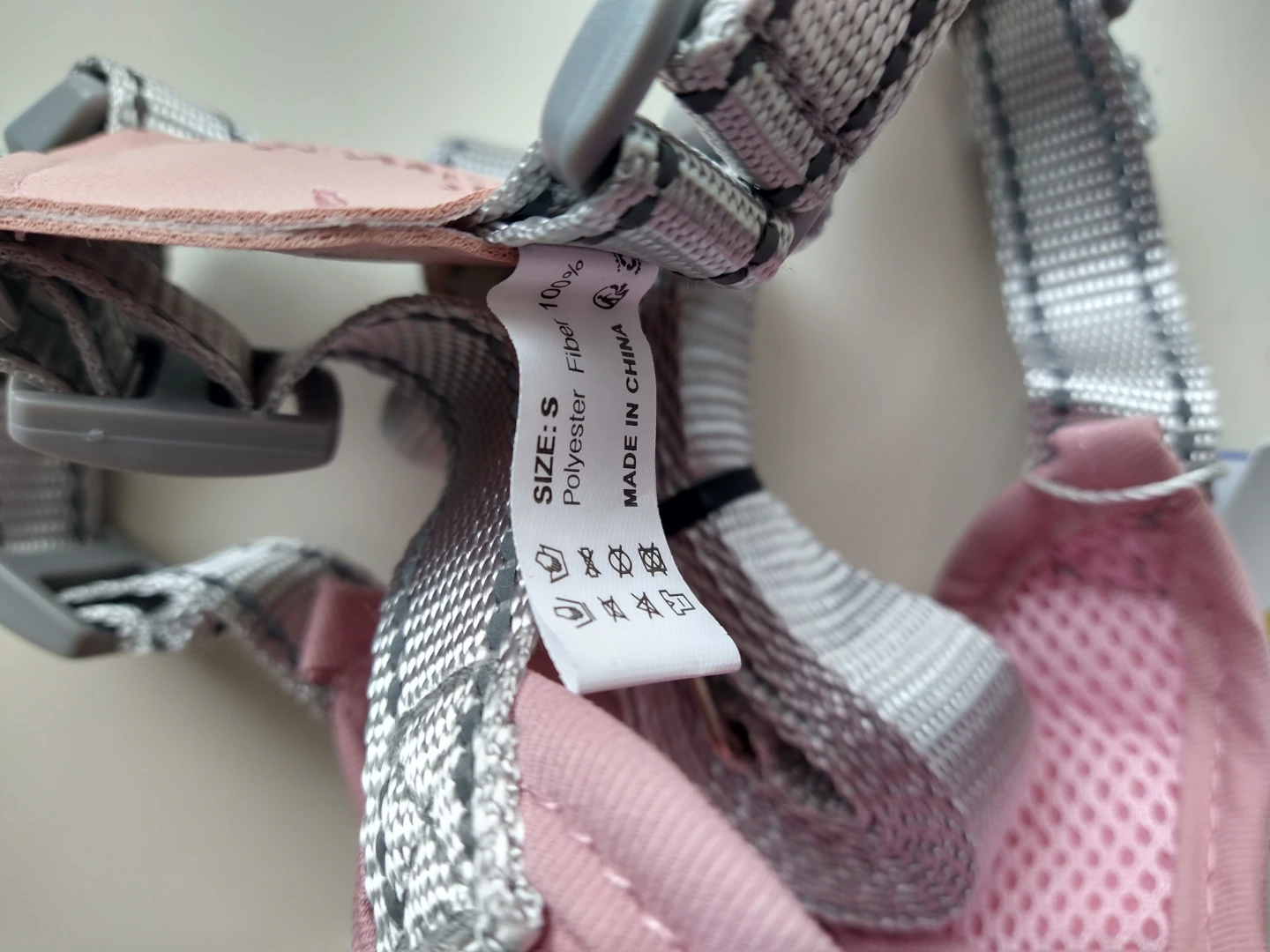 Pawaboo Dog Harness - Pink - Size S - photo 2