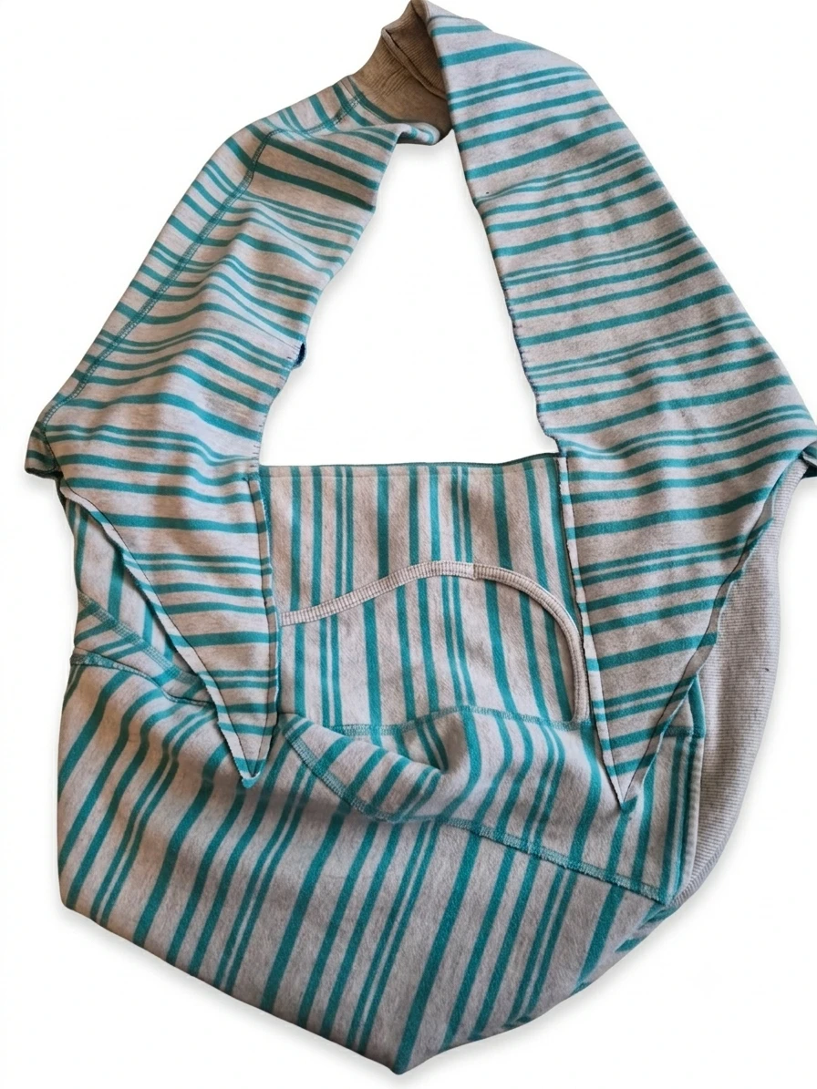 1-of-a-Kind Upcycled Lululemon Scuba Slouchy Hobo Bag - photo 2