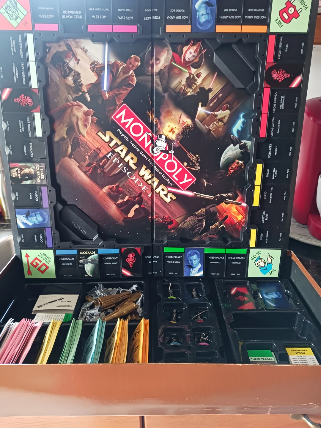 Monopoly Star Wars Episode I Collector's Edition Board Game - photo 5