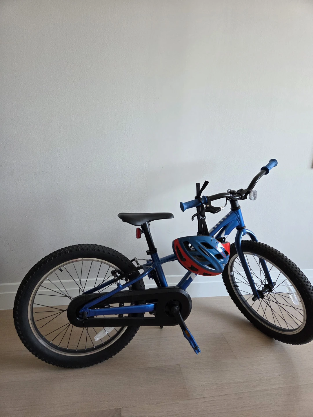 Blue Kids Bike with Helmet