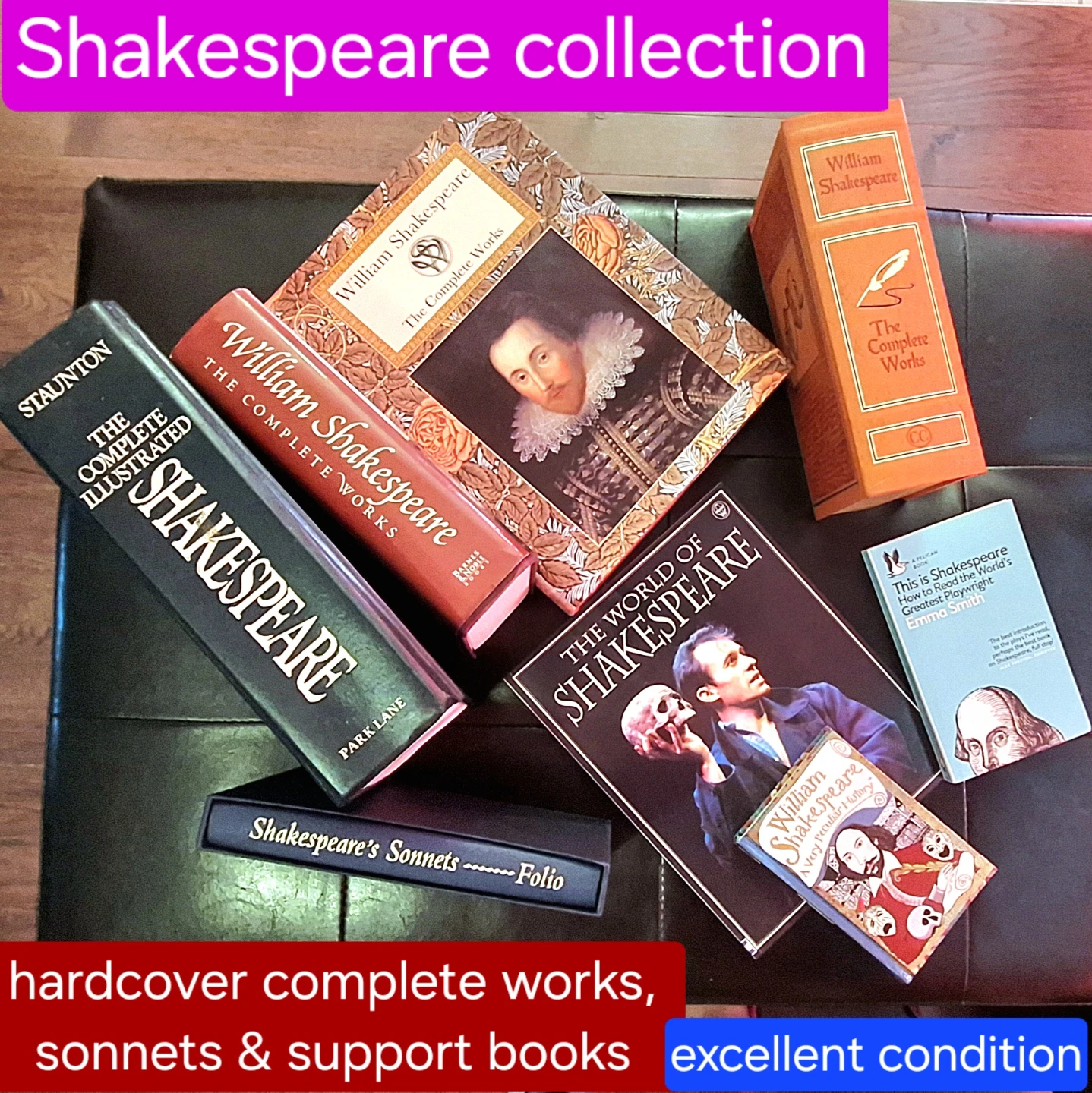 Shakespeare collection - complete works and support texts