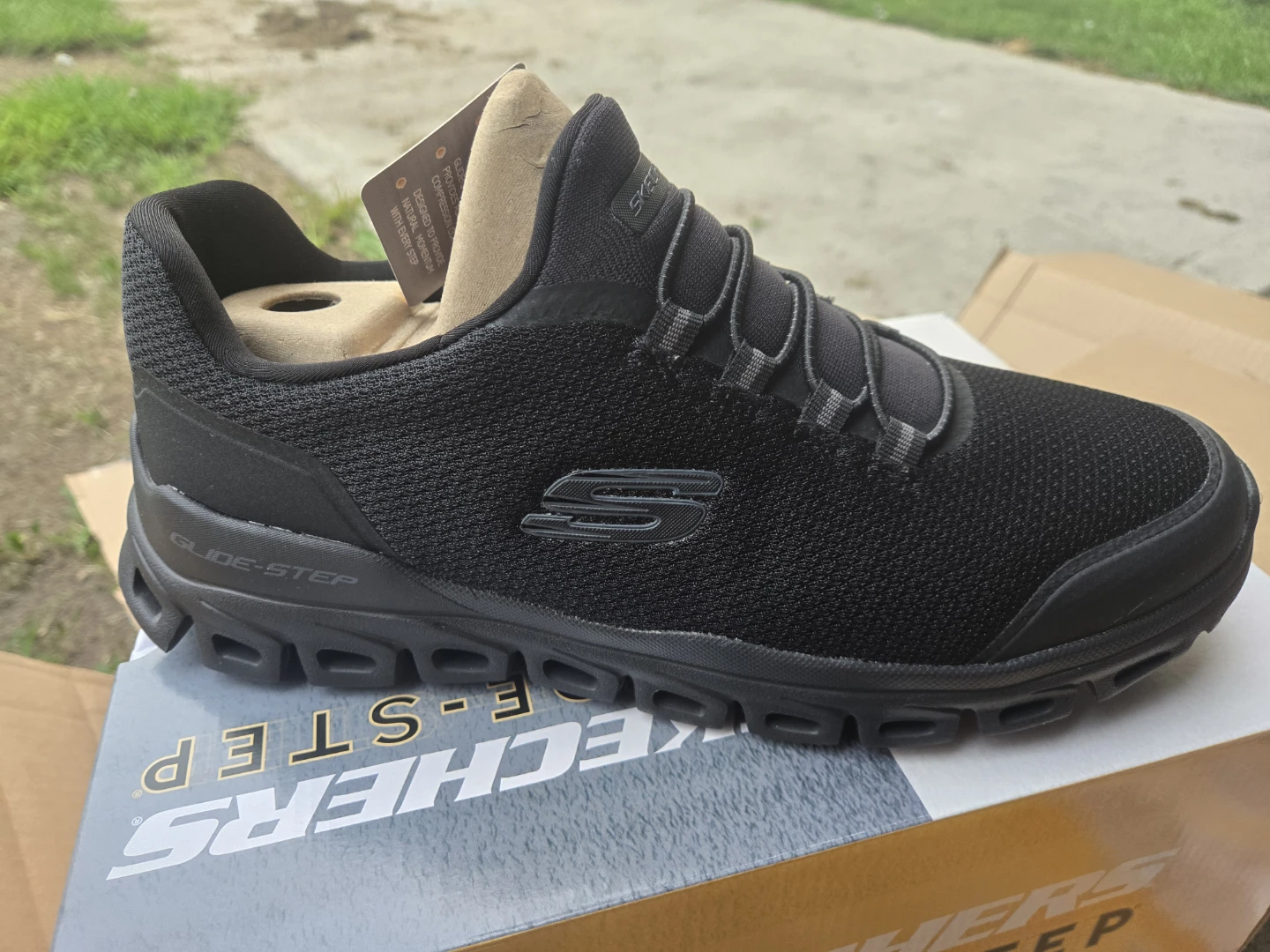 Skechers Glide-Step Nositek Men's Black Shoes