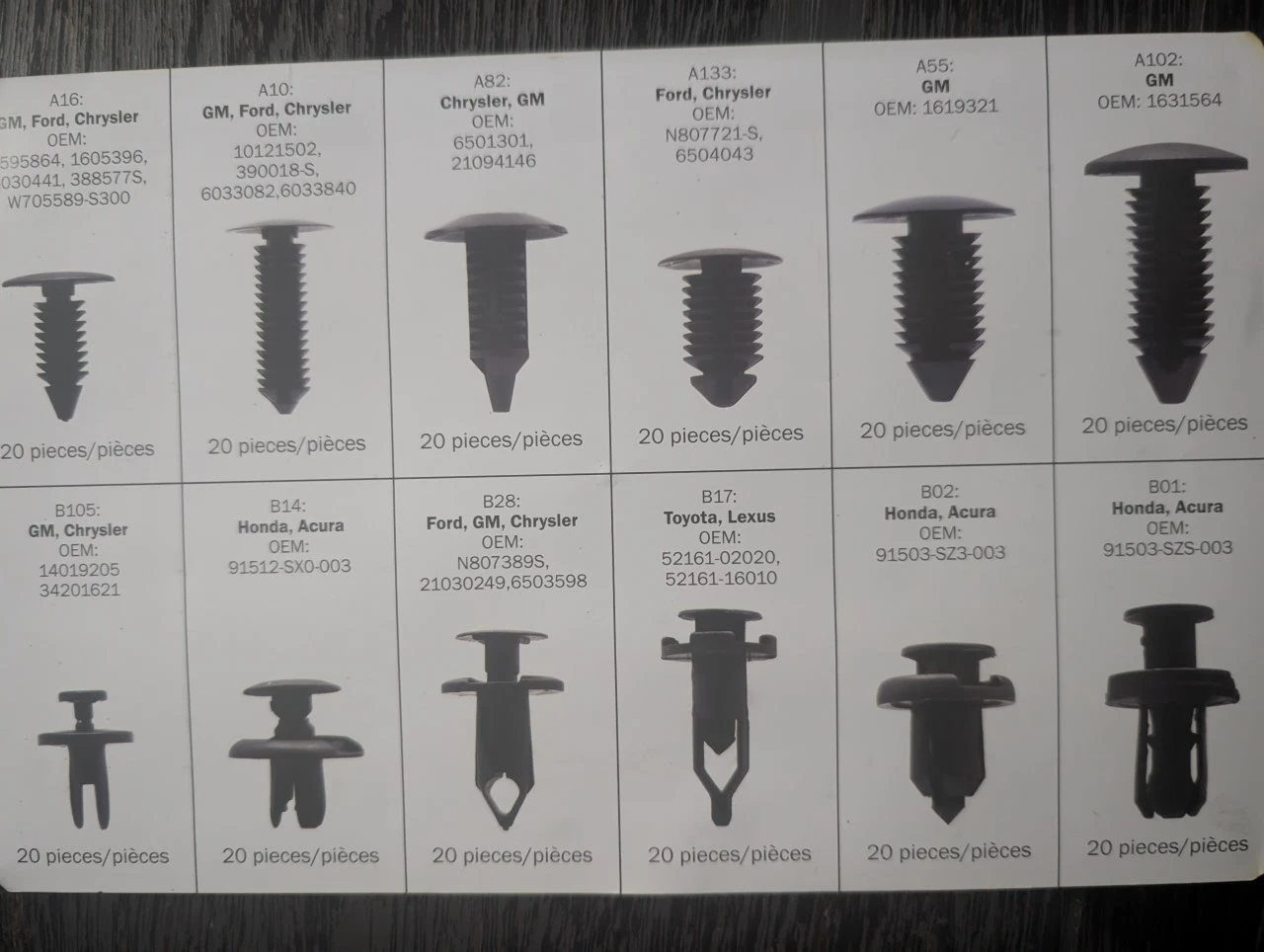 Universal Push Pin Retainer Kit - photo 4