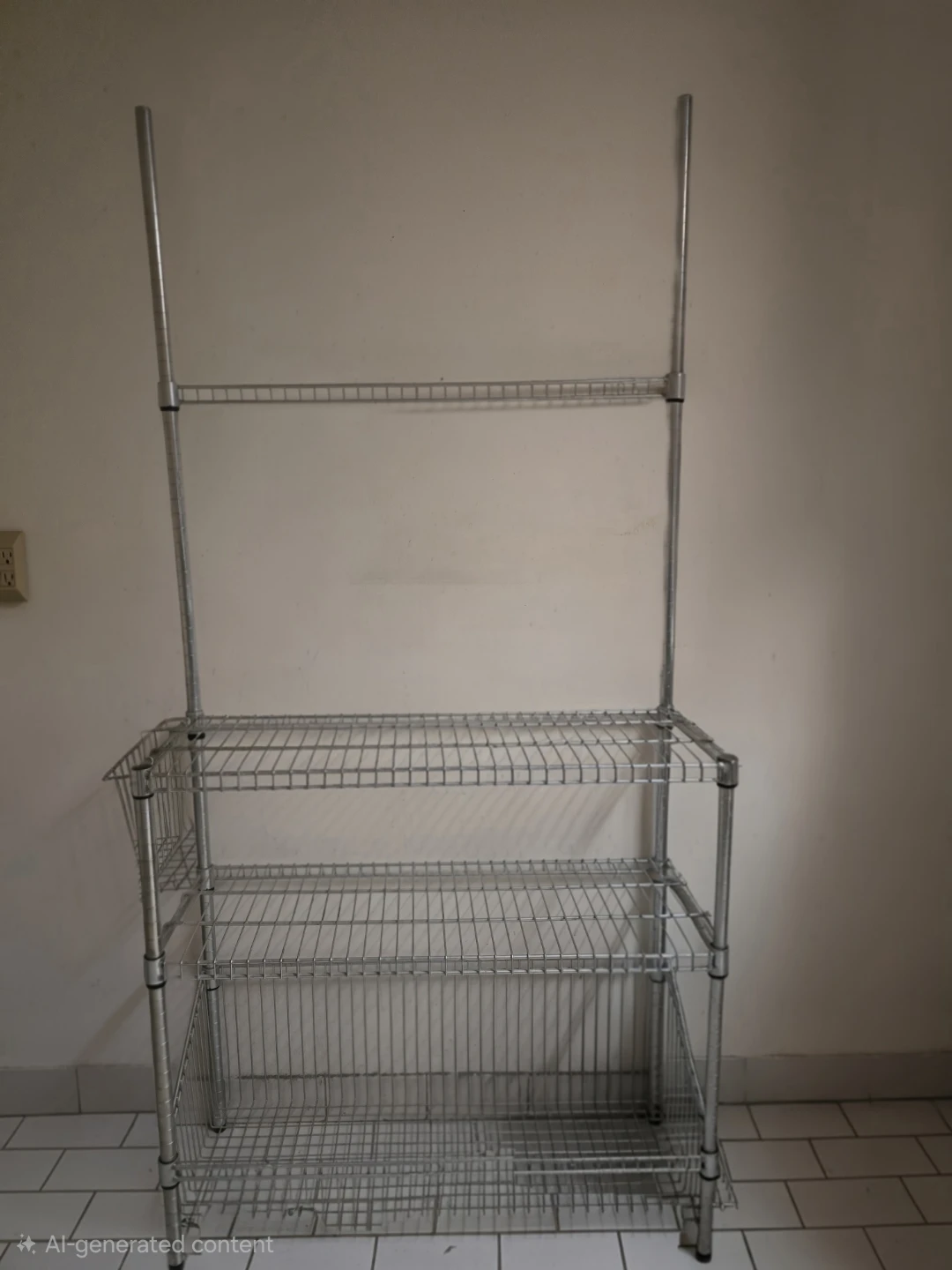 Wire Shelving Unit - photo 2