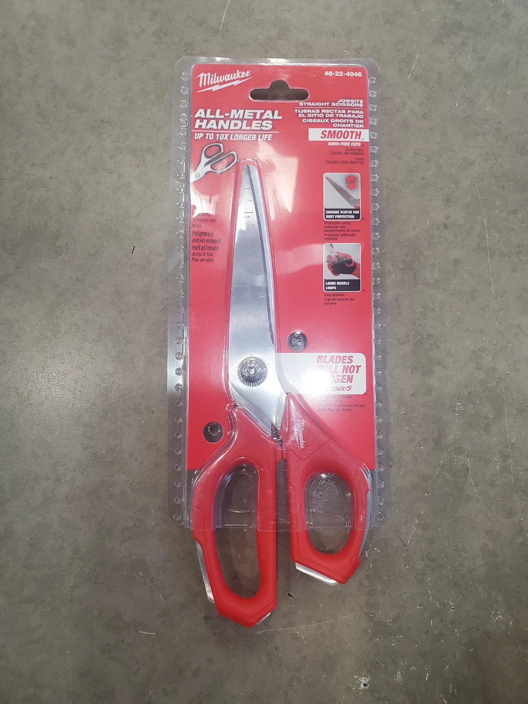 Milwaukee All-Metal Straight Jobsite Scissors