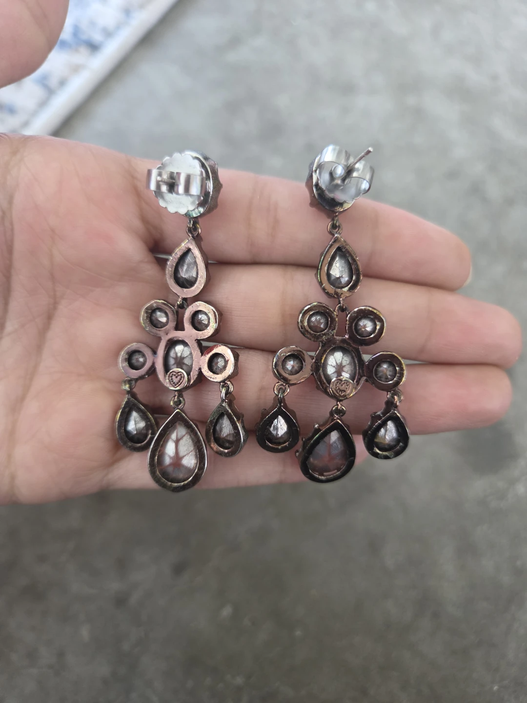 Stella & Dot Earrings, Pink Chandelier - photo 2