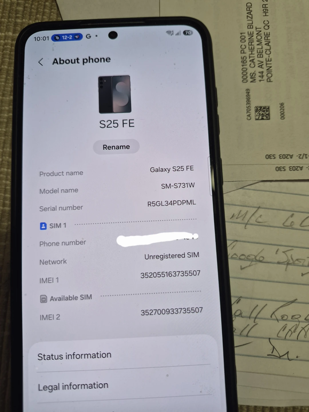Samsung Galaxy S25 FE Smartphone