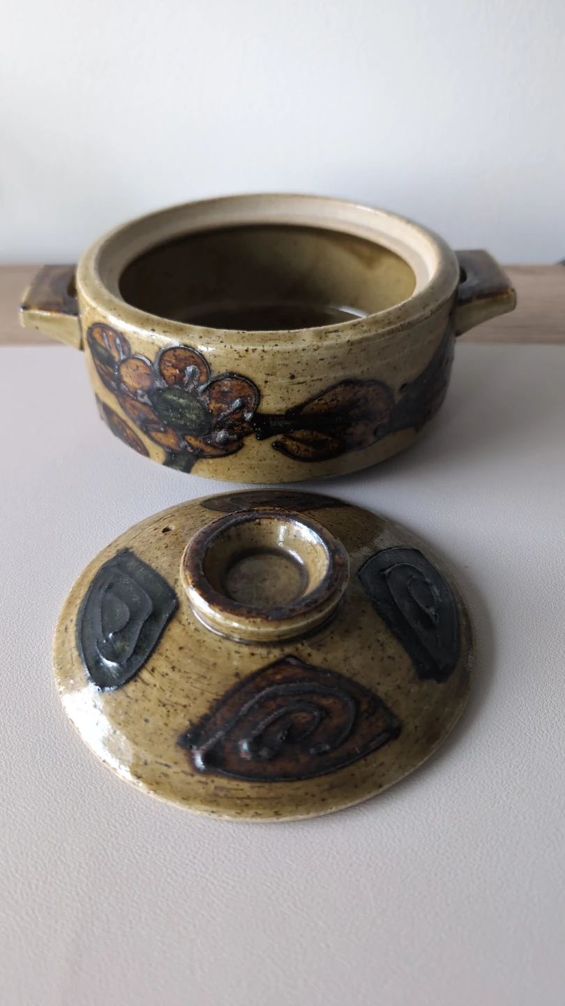 Mid century Otagiri Japanese clay pot - photo 2