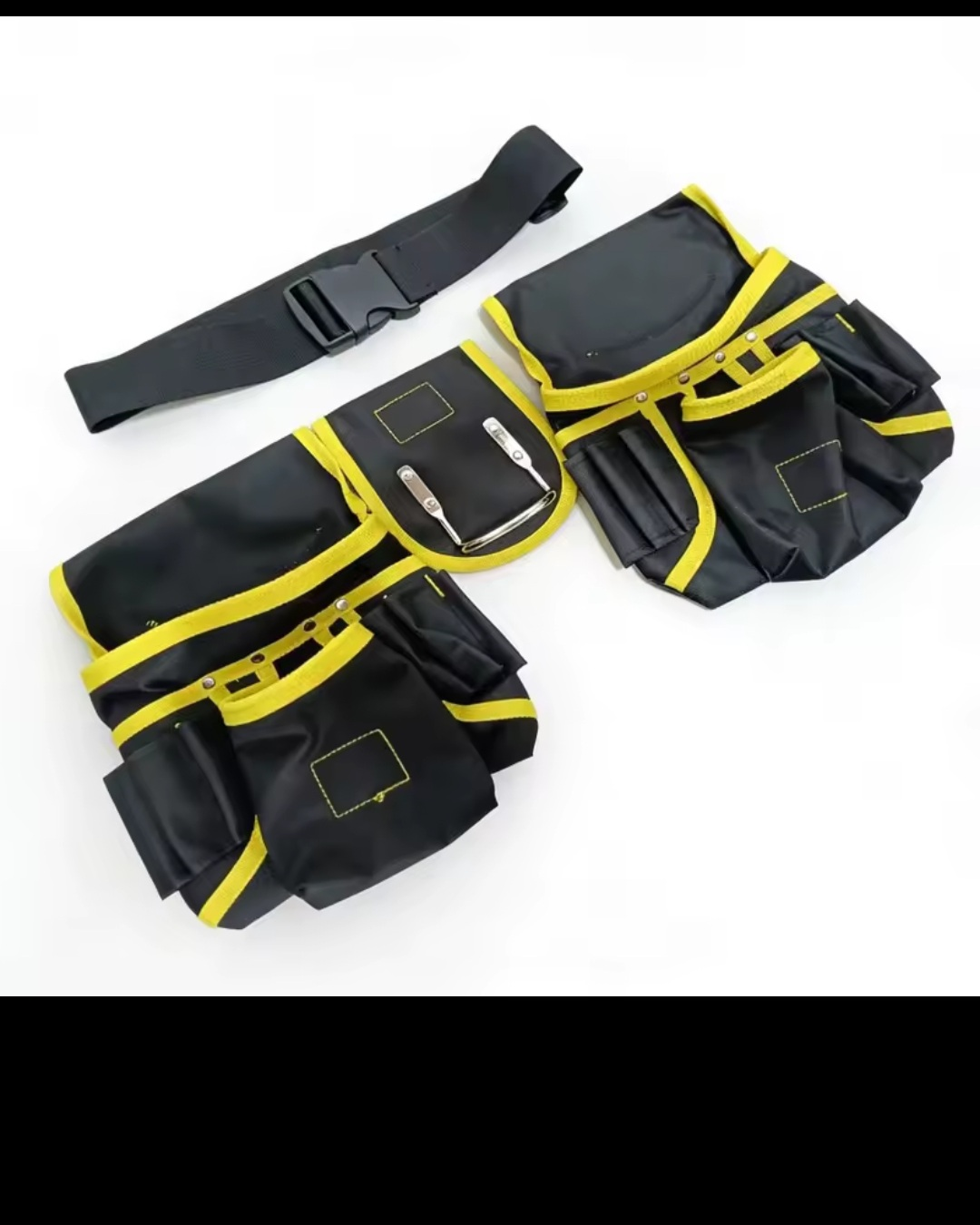 Black and Yellow Tool Belt with 26 Pockets - photo 4