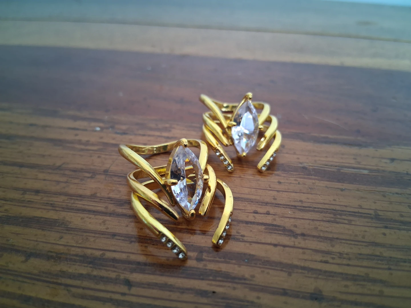 Gemstone and Diamond gold costume jewlery - photo 2