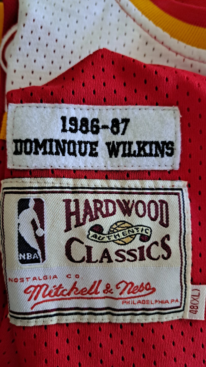 Mitchell & Ness Dominique Wilkins Hawks Jersey Size 48 (XL) - photo 4