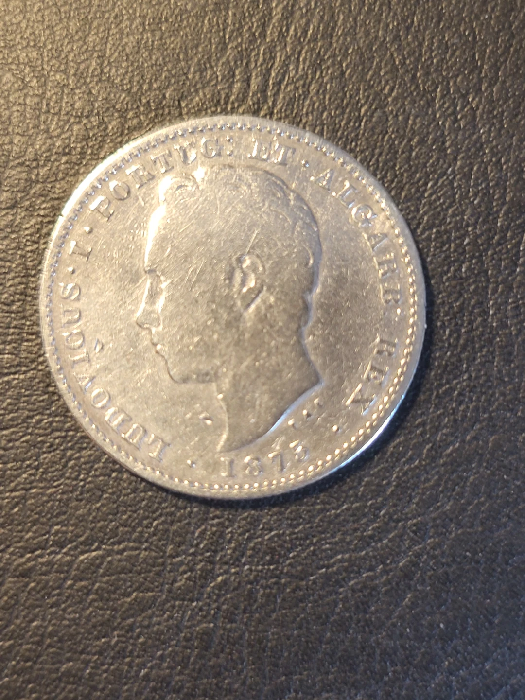 Portugal 200 Reis Coin 1873