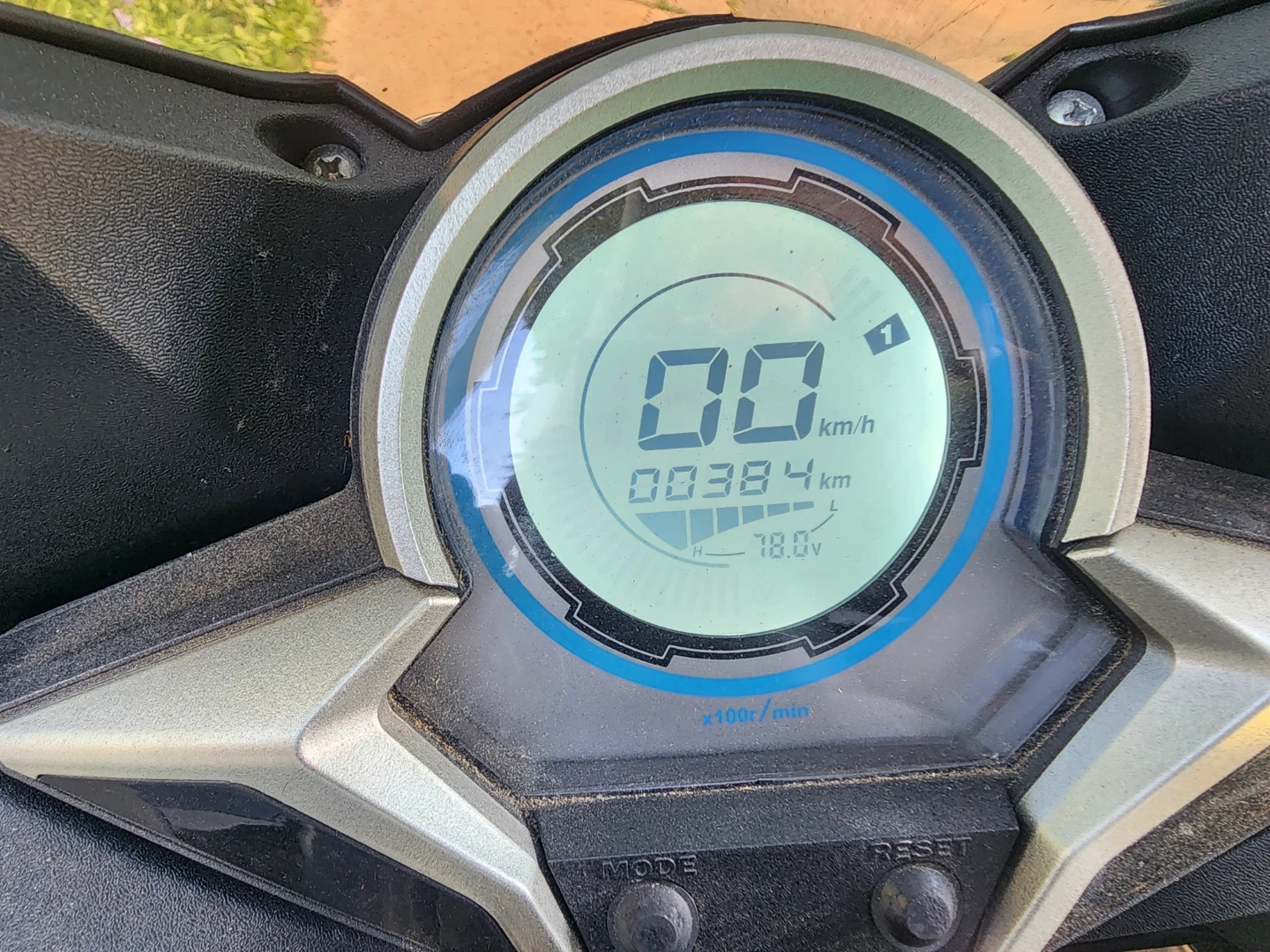 Black Electric Motorcycle with Helmet - photo 5