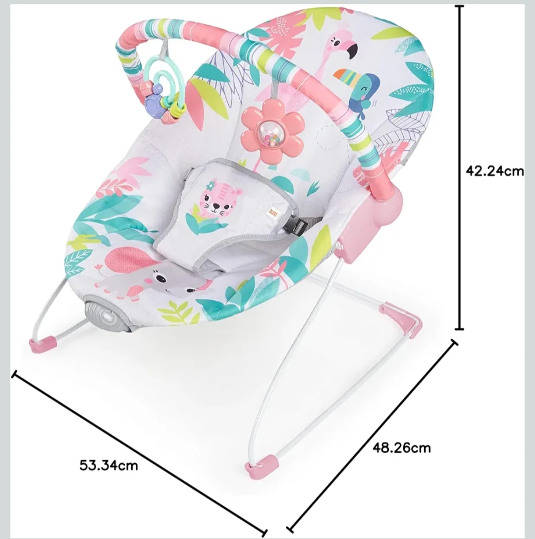 Bright Starts Baby Bouncer Seat with Toy Bar