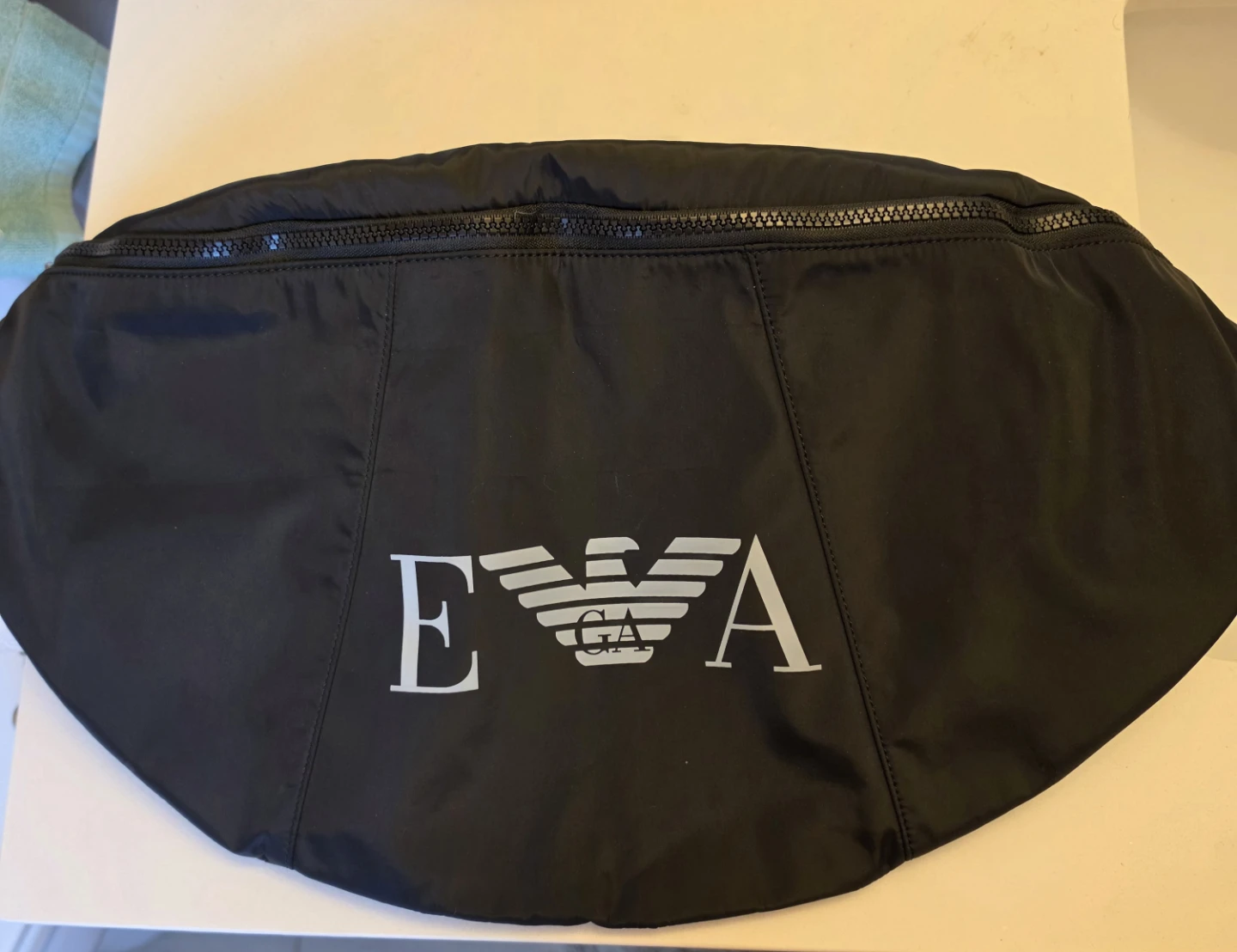Emporio Armani Black Fanny Pack / Bum Bag