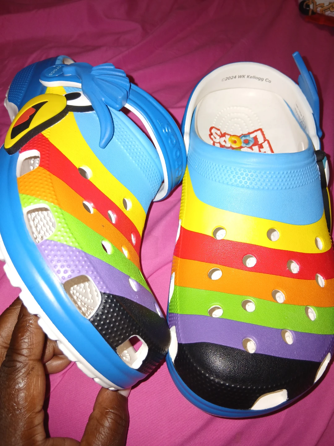 Crocs Froot Loops Clogs - Size W6/M4