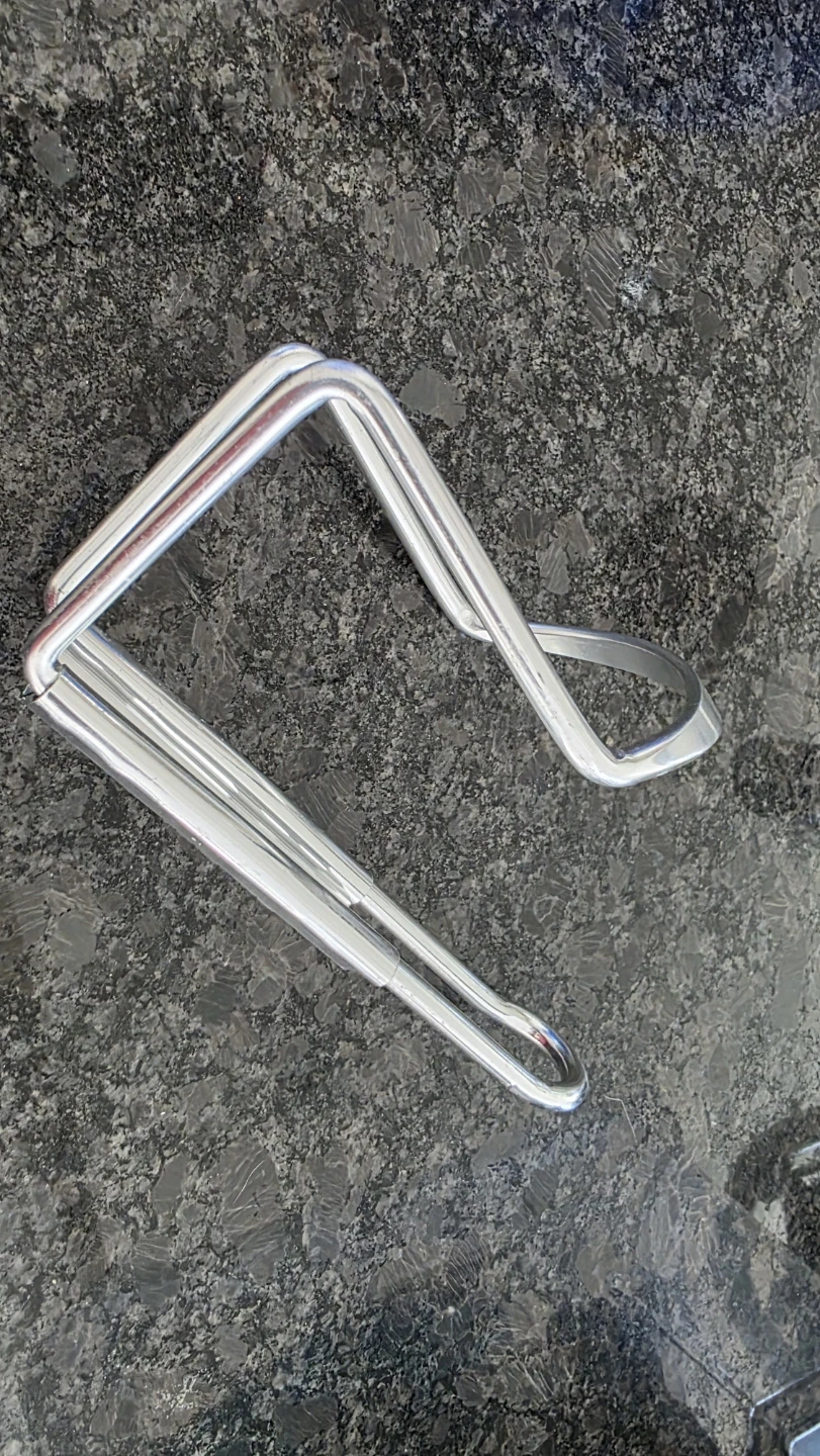 Diamondback Silver Metal Bike Water Bottle Cage