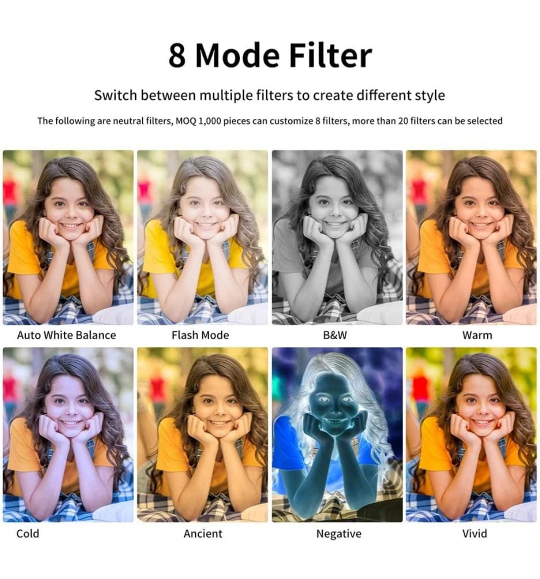 Screenless Digital Camera with 8 Mode Filter - photo 2
