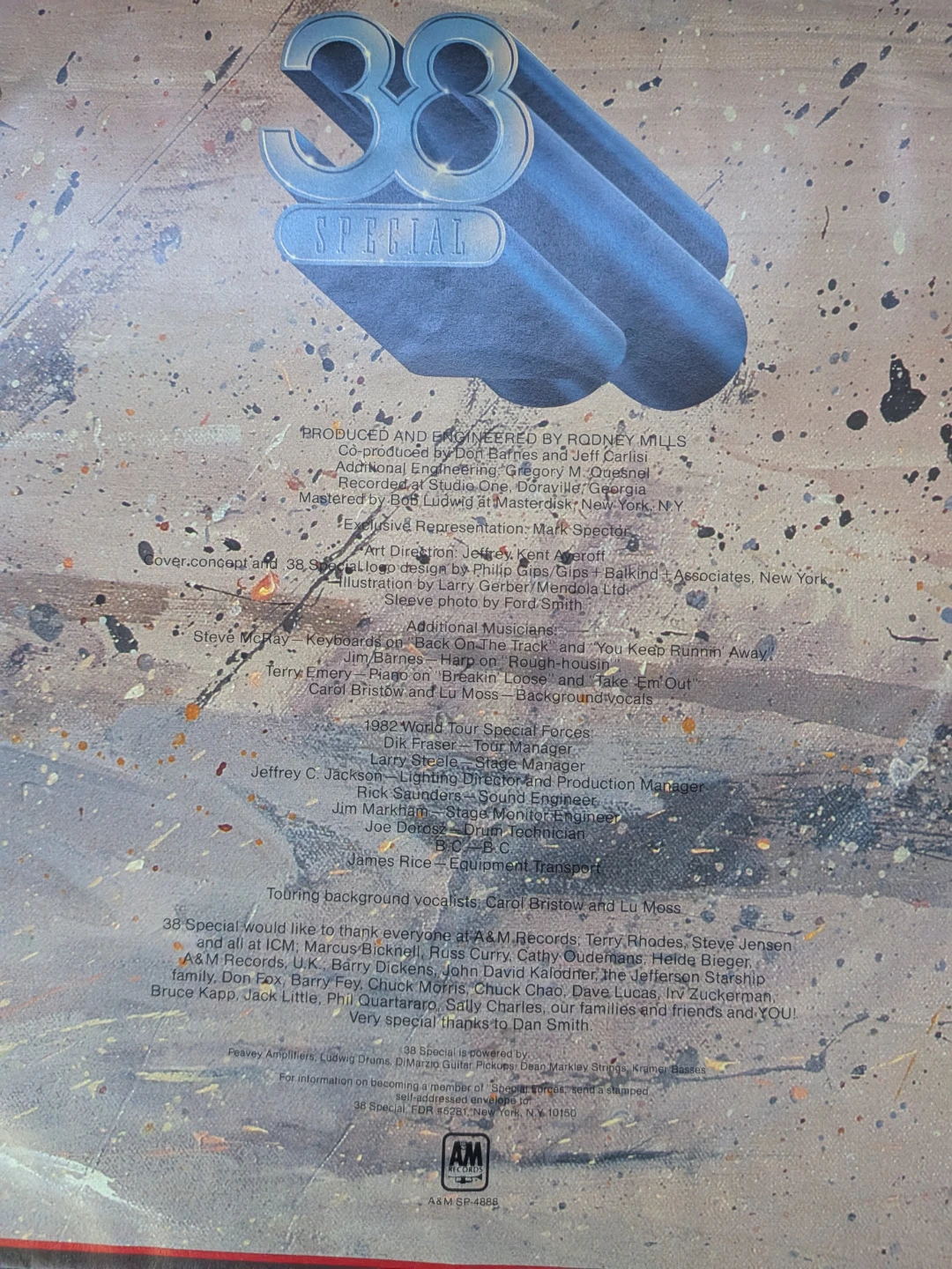 Vintage 38 Special Special Forces Vinyl Record - photo 5