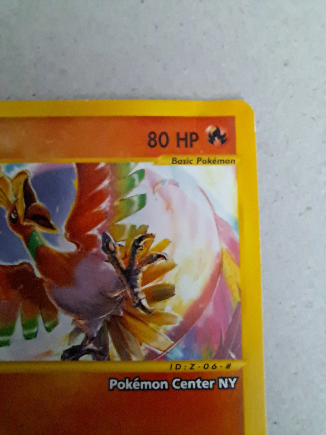 Ho-Oh 52 Pokemon Center NY Promo 2002 DMG - photo 2
