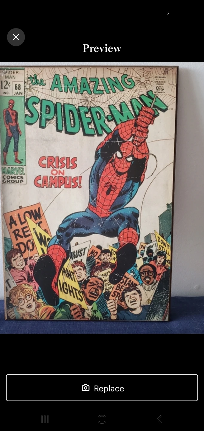 Marvel Comics X-Men & Spiderman Issue Art - photo 3