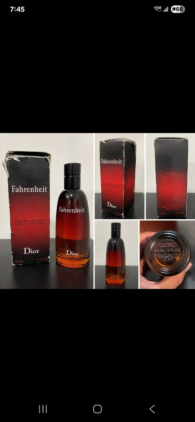 Dior Fahrenheit Eau de Toilette 60 ML