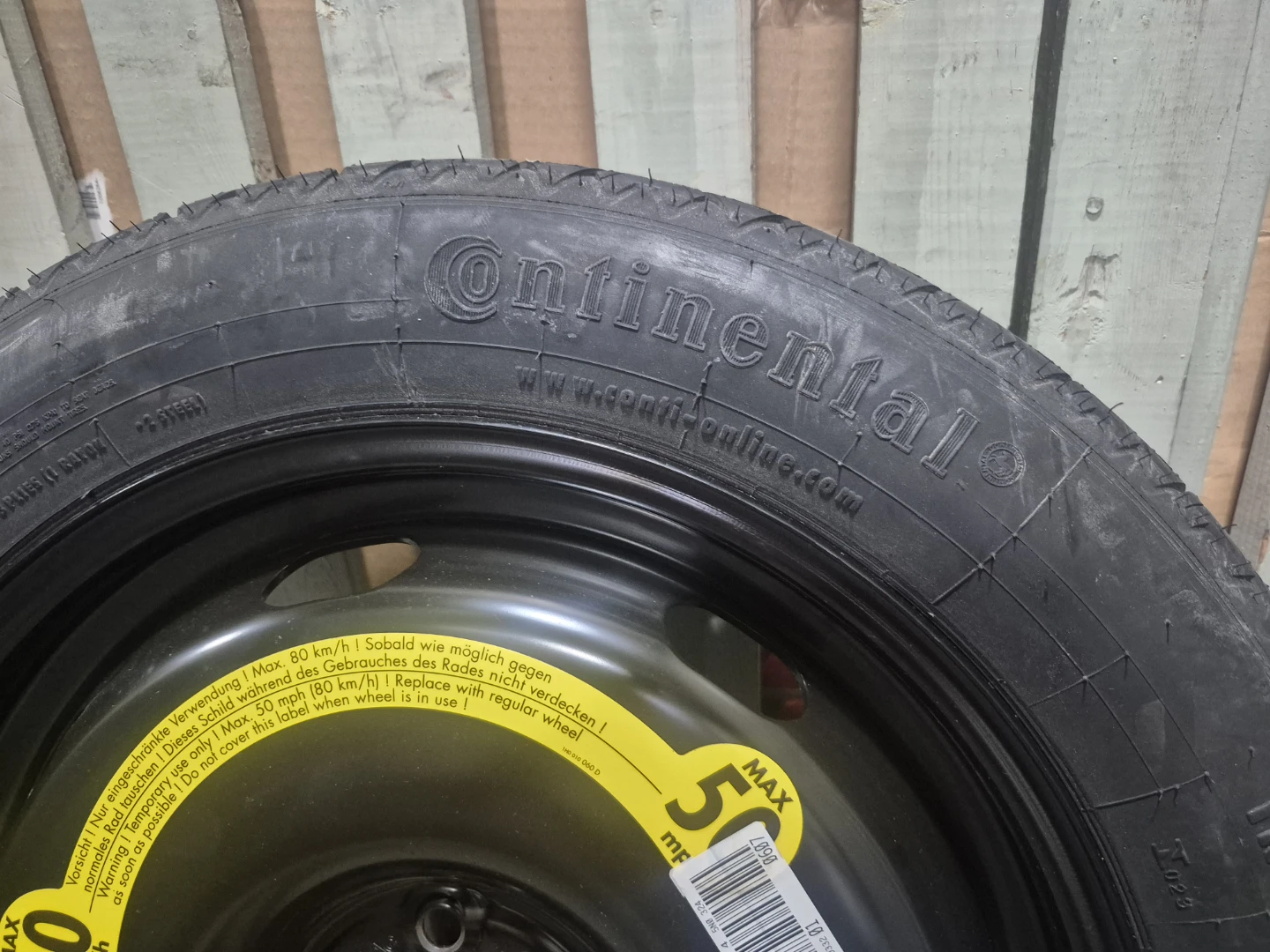 Continental Temporary Spare Tire 145/80 R18 - photo 2