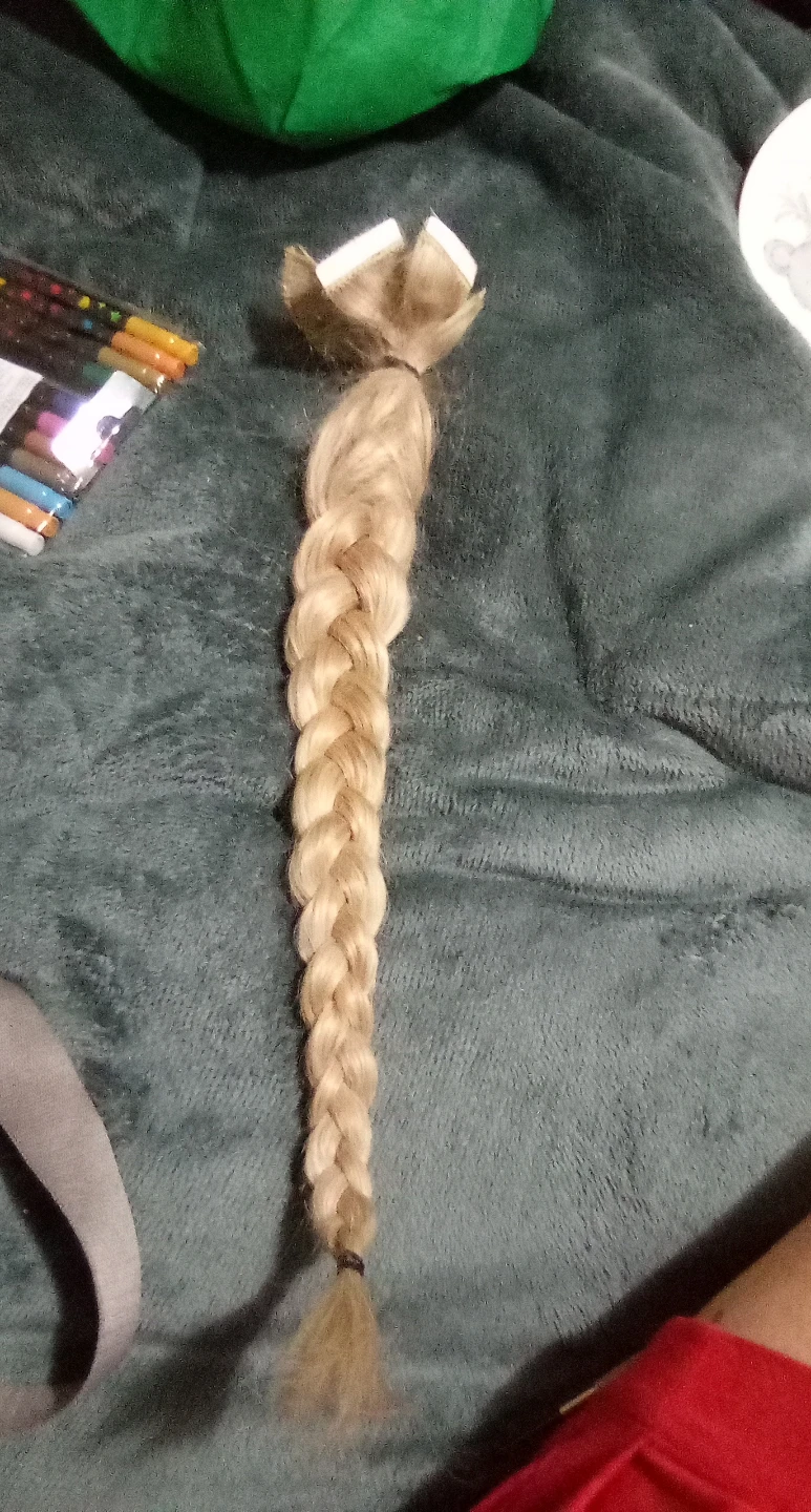 Braided Blonde Hair Extension - photo 2