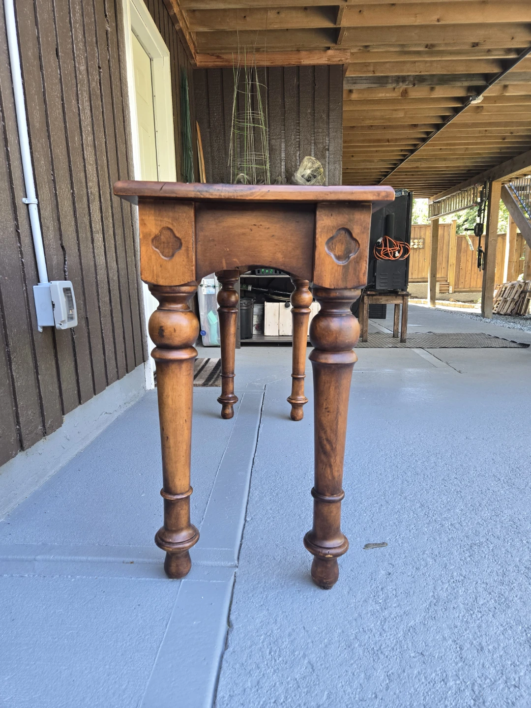 Wooden Sofa Table - photo 2