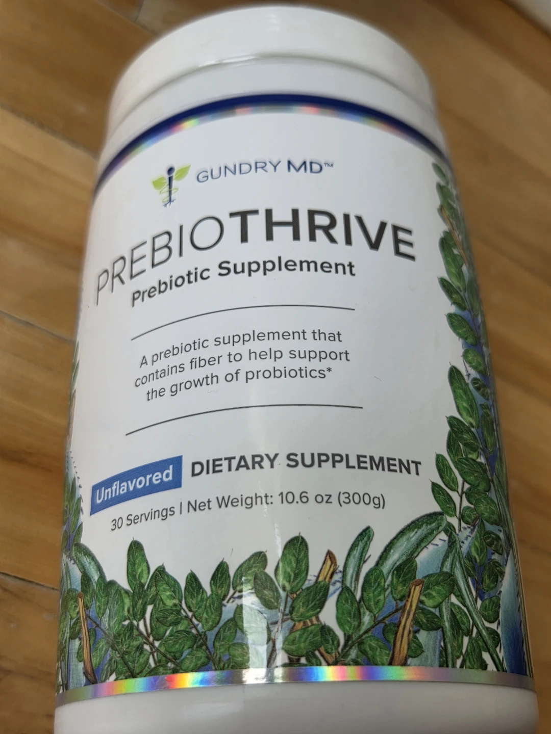 Gundry MD PrebioThrive Prebiotic Supplement Unflavored 10.6 oz - photo 2