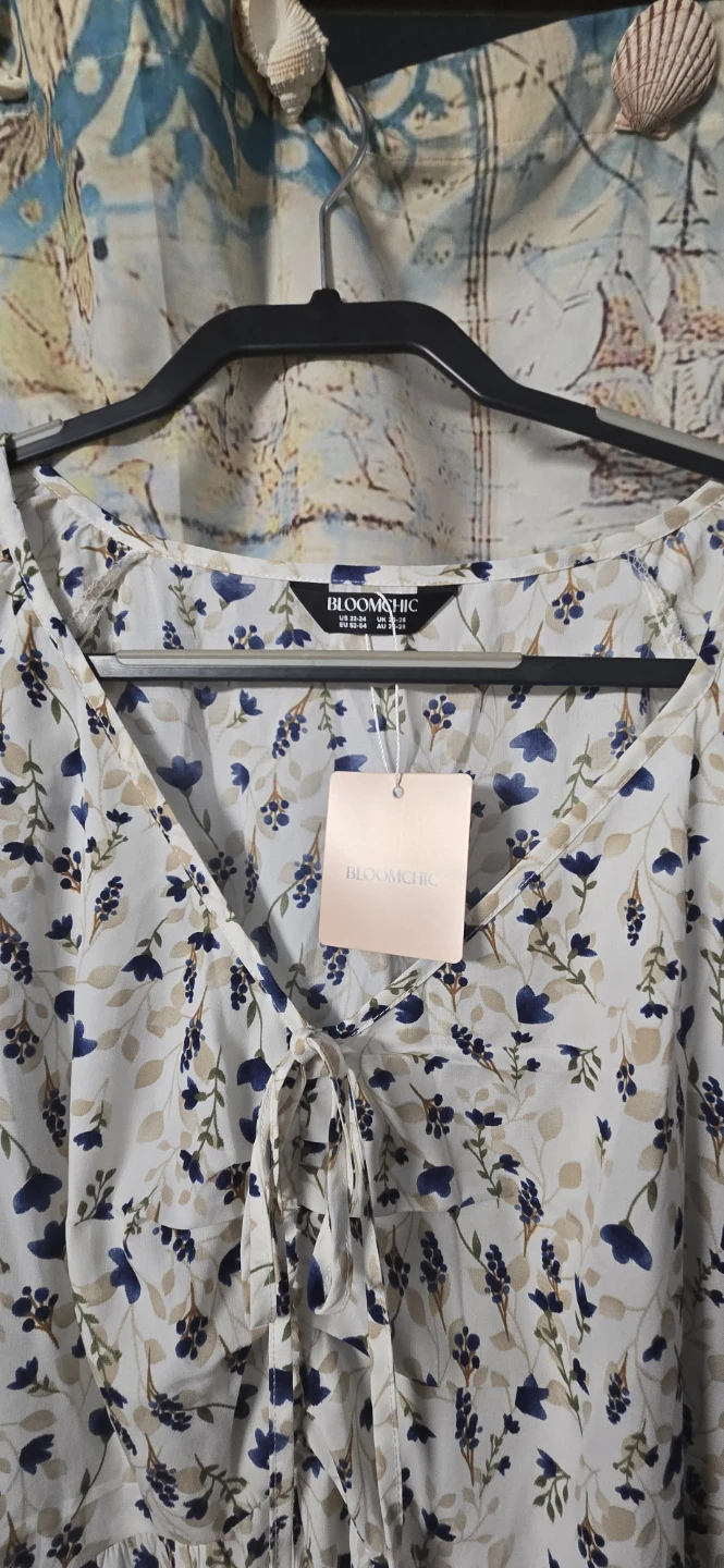 Bloom Chic Women's Floral Print Peplum Blouse - photo 2