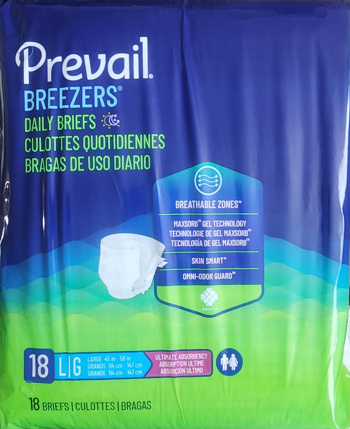 BRIEF, NIGHTIME LARGE (72/CS), QTY (1)