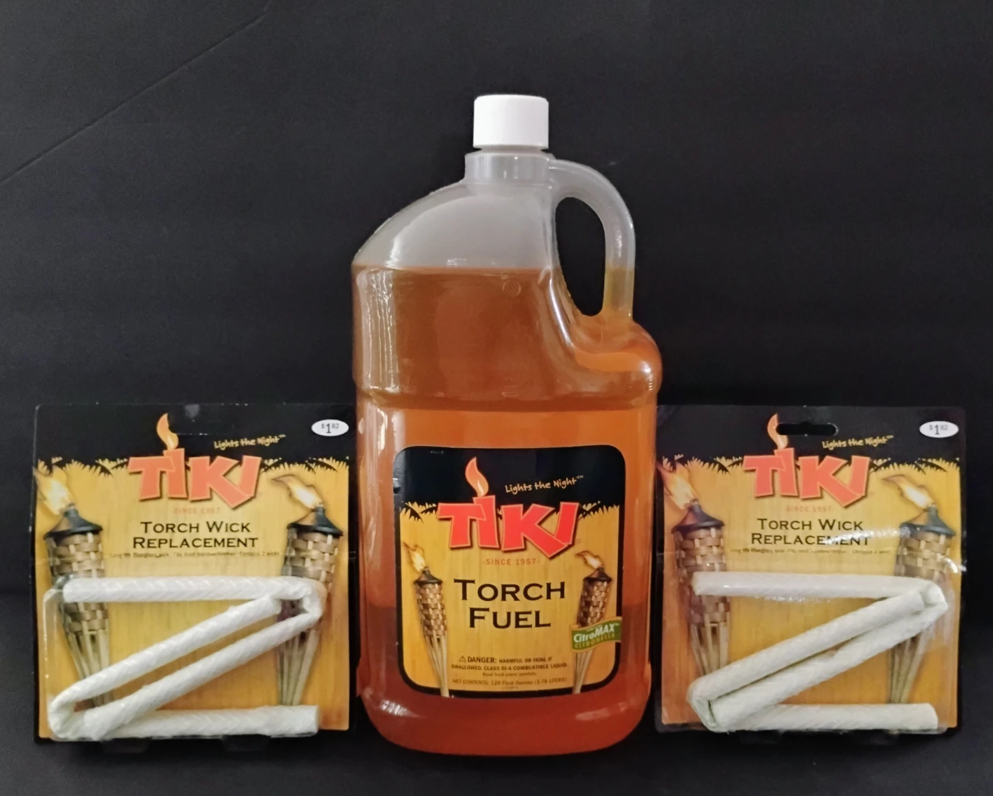 4 - ELEGANT OUTDOOR TORCHES WITH NEW WICKS & CITRONELLA FLUID - photo 5