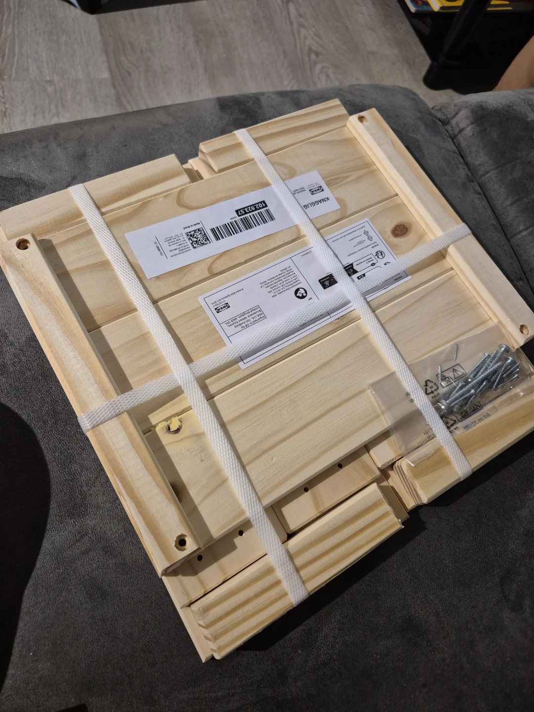 IKEA KHAGGSLLD Wooden Crate - photo 3