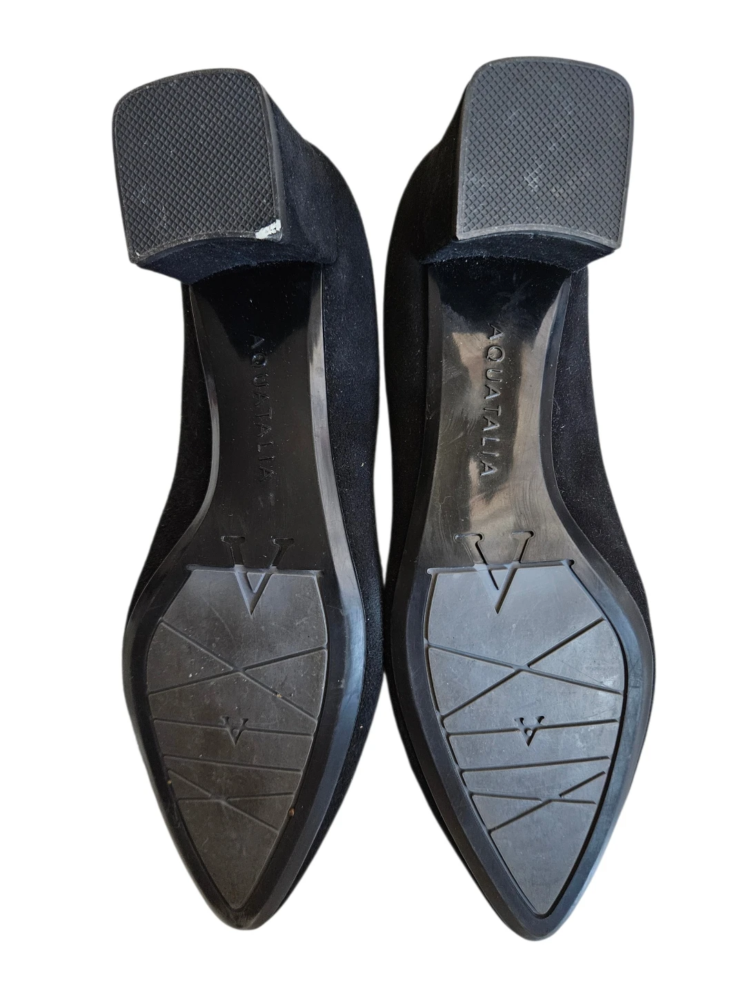 Aquatalia Penina black suede flat - photo 4