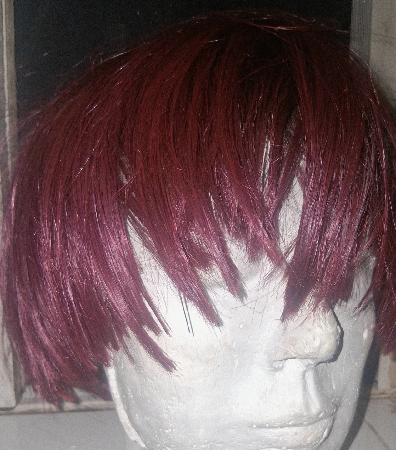 ShortSpikyBurgundyWig(ReddishBlack) - photo 2
