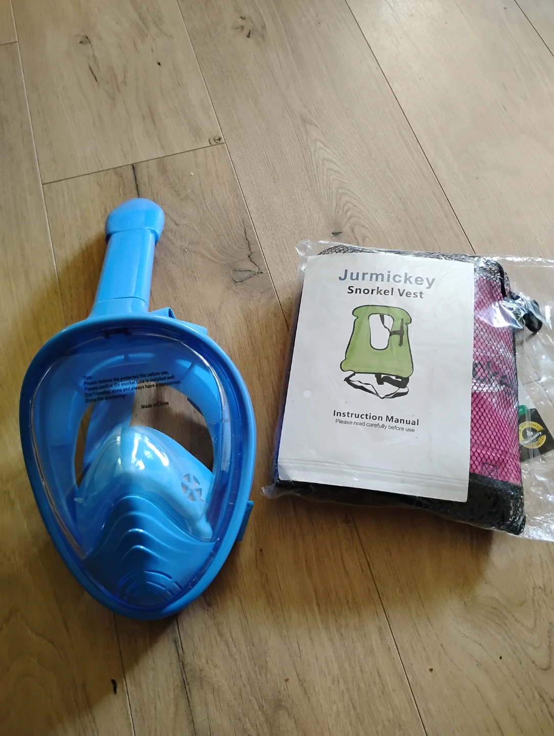 Jurmickey Snorkel Mask - Blue XS