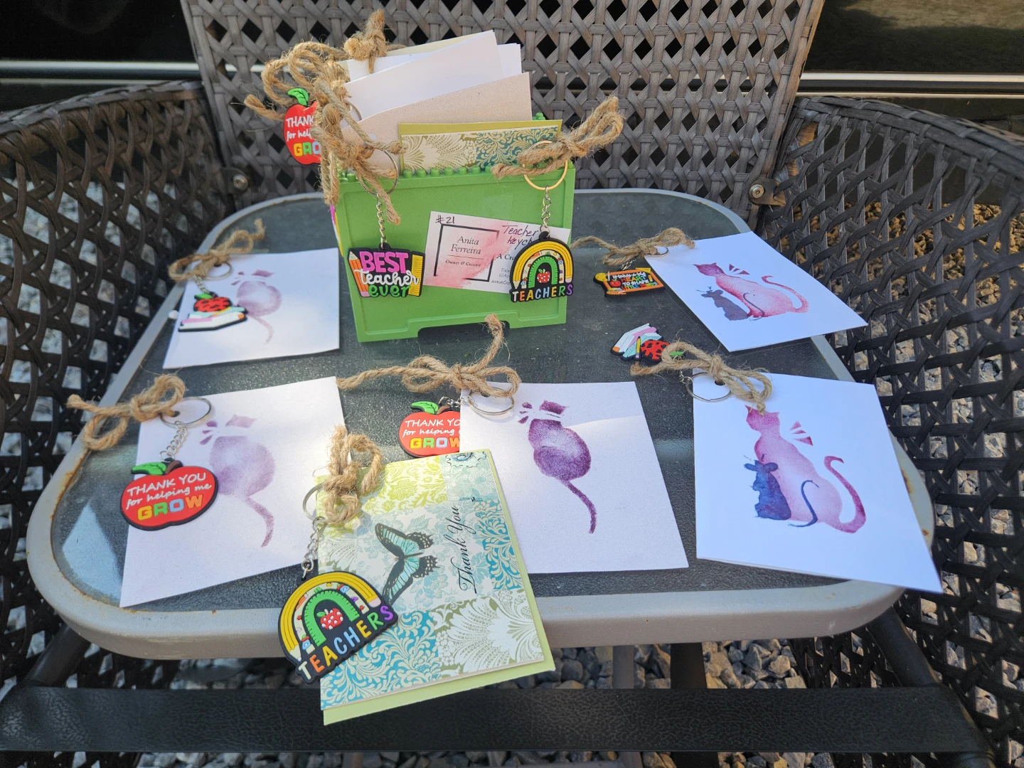 Teacher Appreciation Keychains