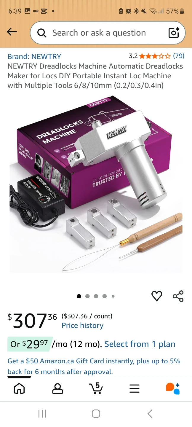 NEWTRY Dreadlock Machine Kit - photo 2