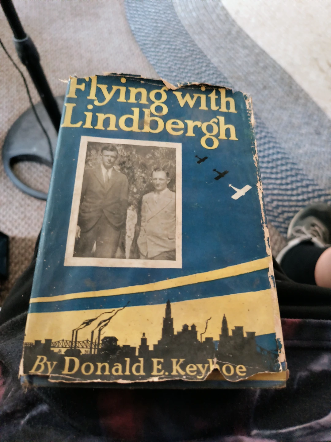Flying with Lindbergh by Donald E. Keyhoe Vintage Book 1928 - photo 2