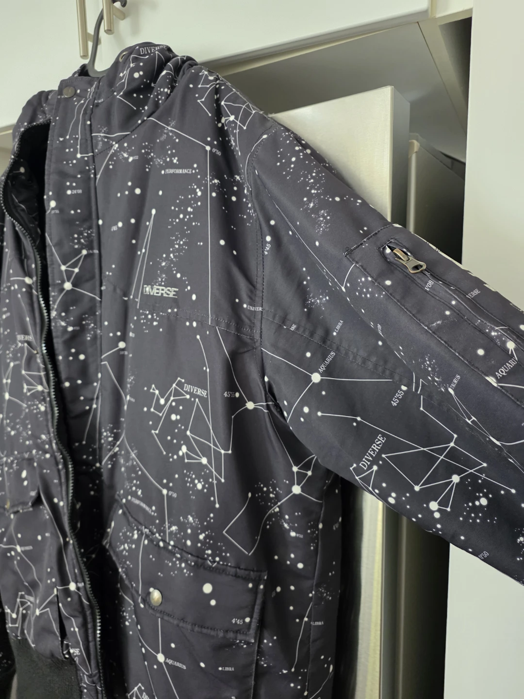 Diverse Performance Bomber Jacket - Constellation Print - photo 3