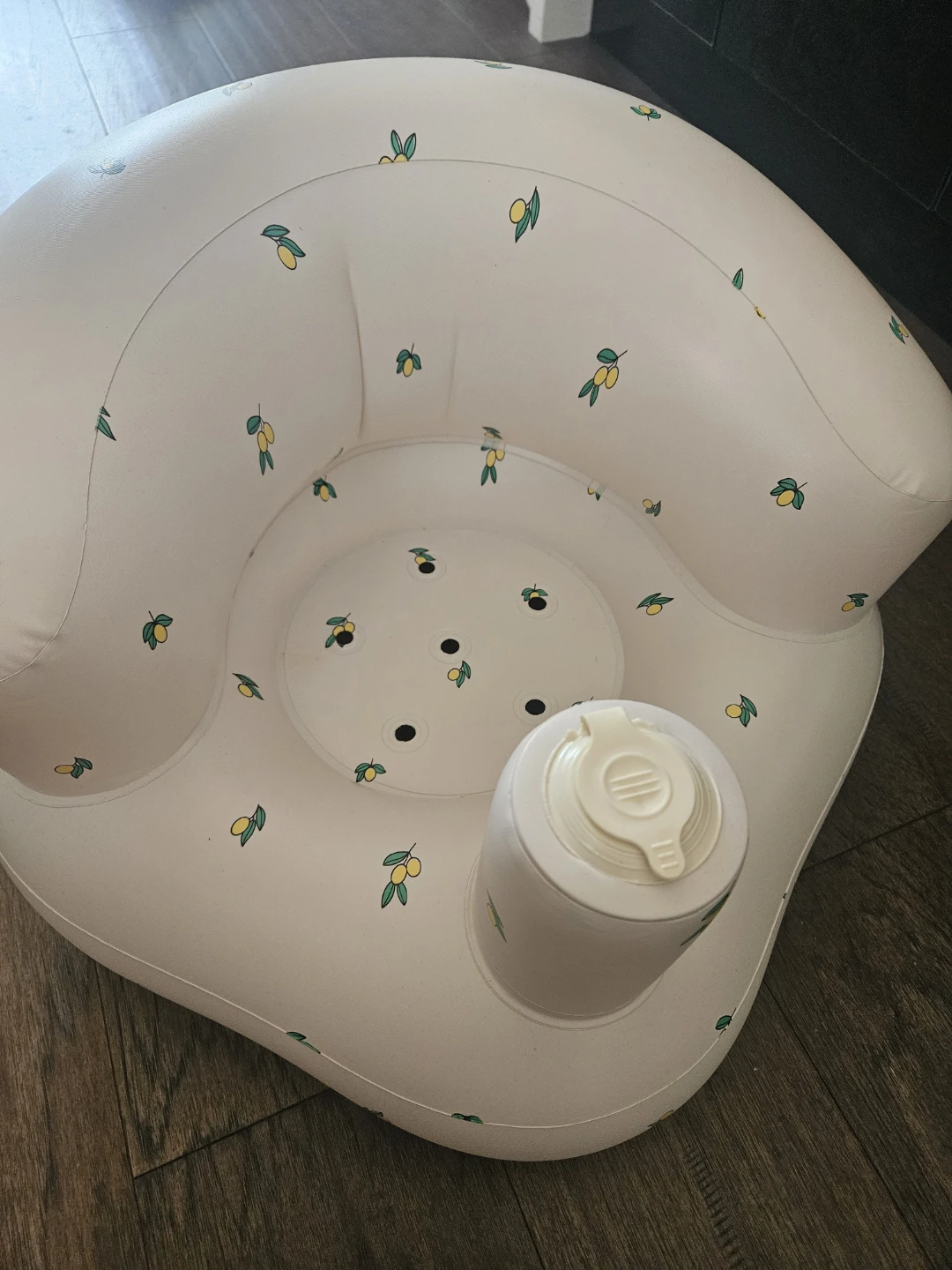 Inflatable Baby Seat with Lemon Print - photo 4
