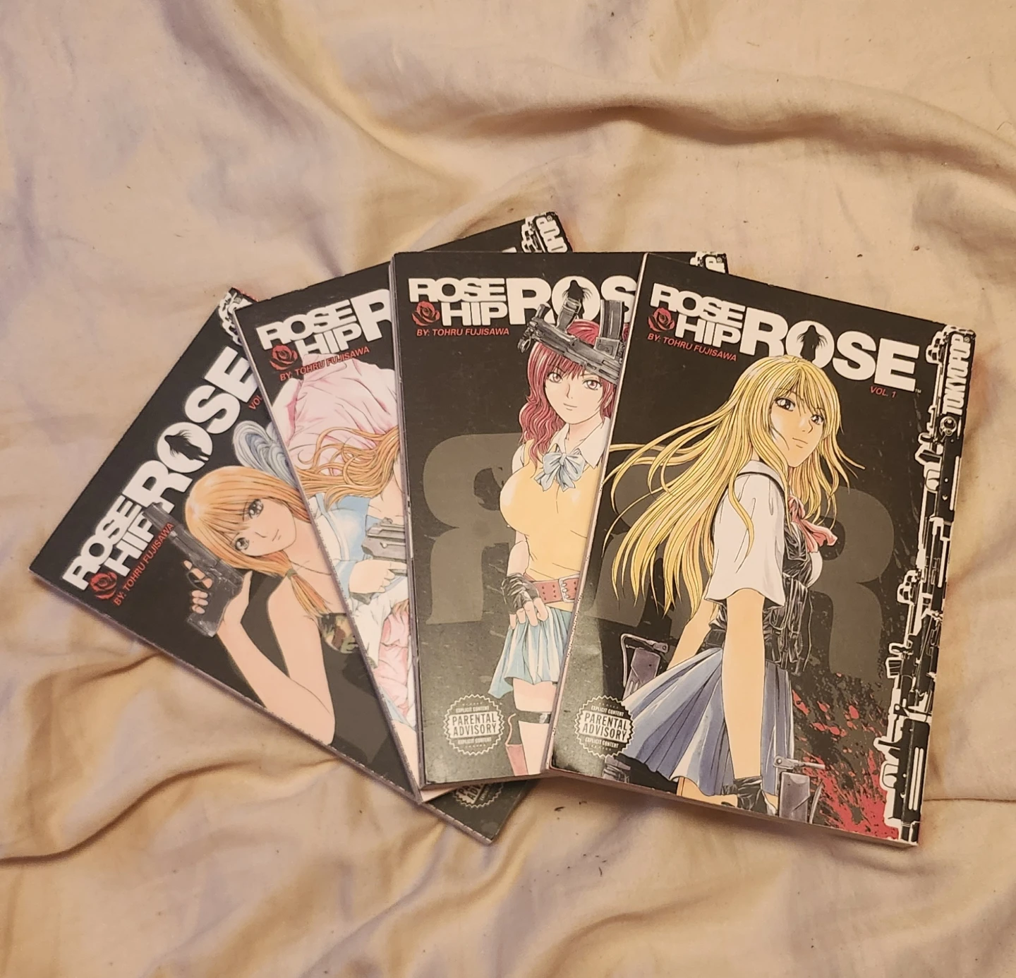 Rose Hip Rose Manga Volumes 1-4 by Tohru Fujisawa