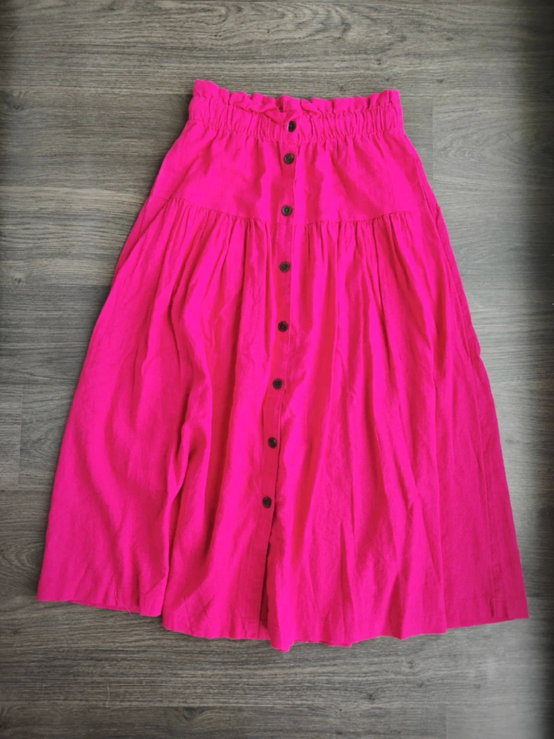 Linen Blend Skirt