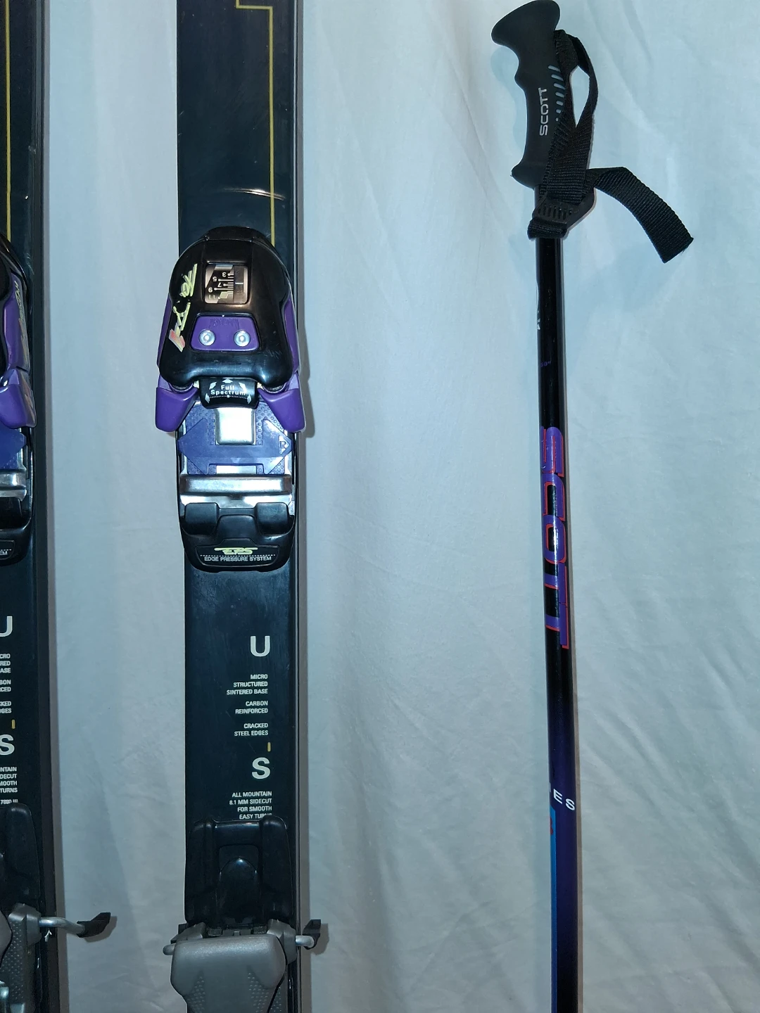 K2 Triaxial Skis with Scott Ski Poles - photo 5