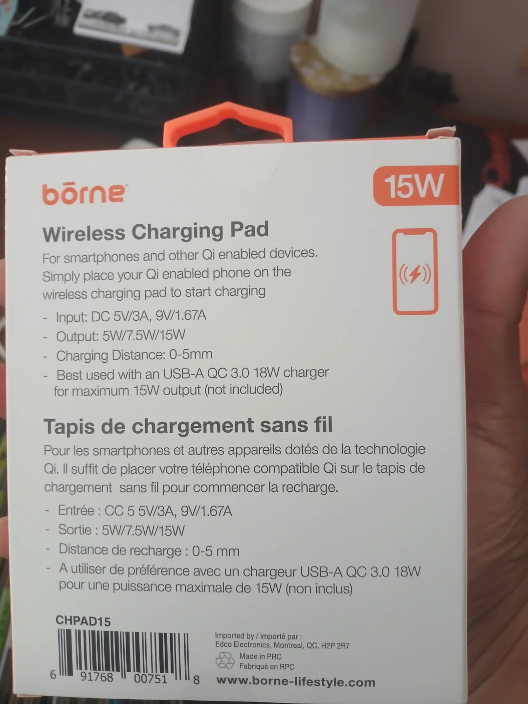 Borne 15W Wireless Charging Pad - photo 2