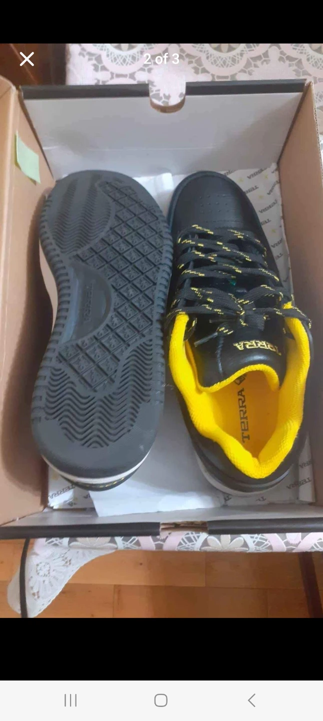 Terra Austin Black Work Shoes Size 7 - photo 3