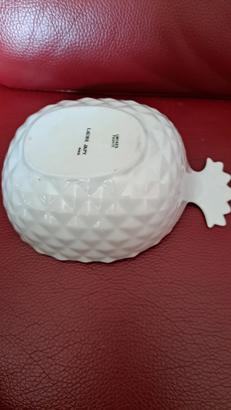Laure Japy Limoges France Pineapple Bowl - photo 2