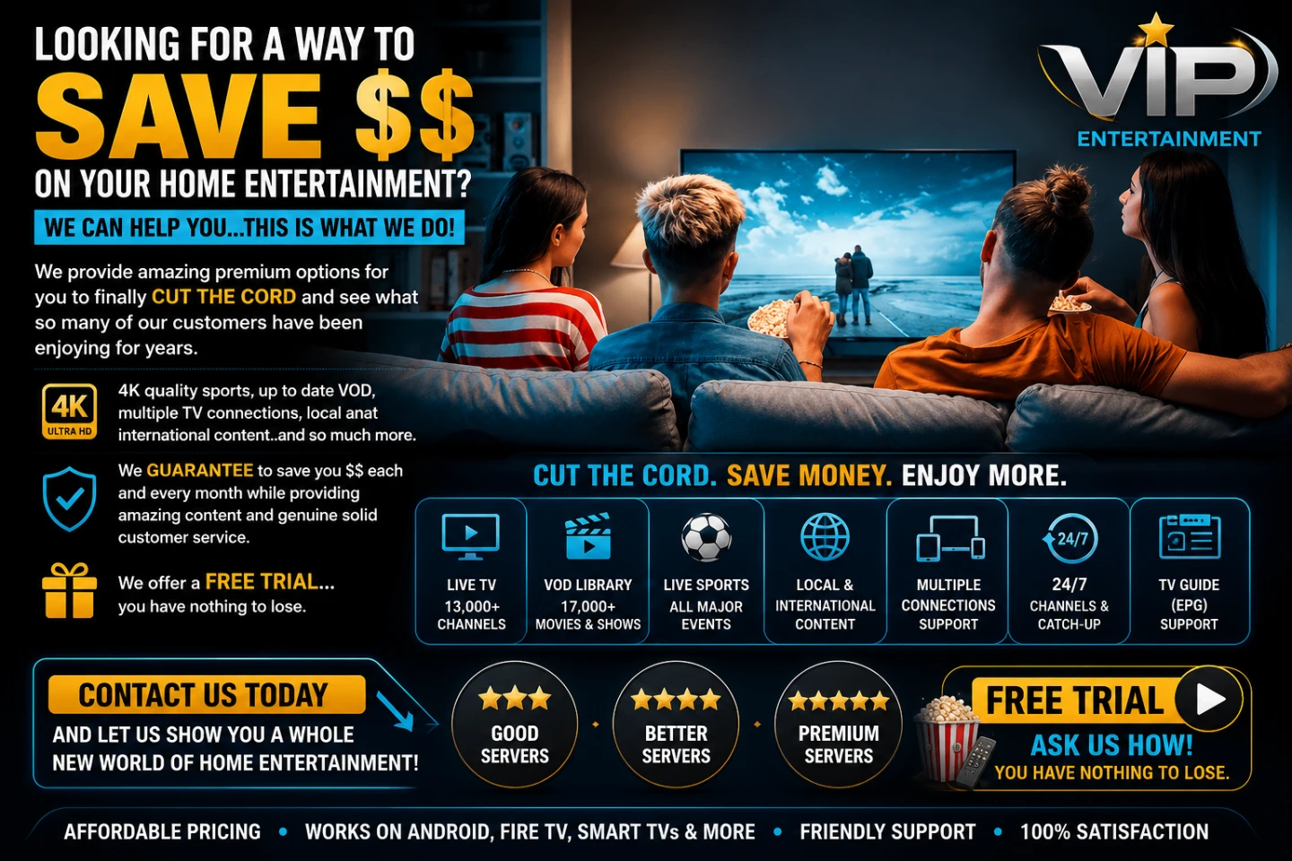 VIP Entertainment Home Entertainment Service